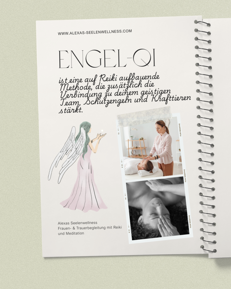 Gemeinsam unterstützen Reiki &amp; Engel-Qi die Trauerbewältigung auf energetischer Ebene, wo Worte oft nicht ausreichen.
