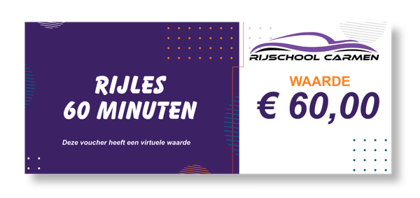 Losse rijles 60 Minuten