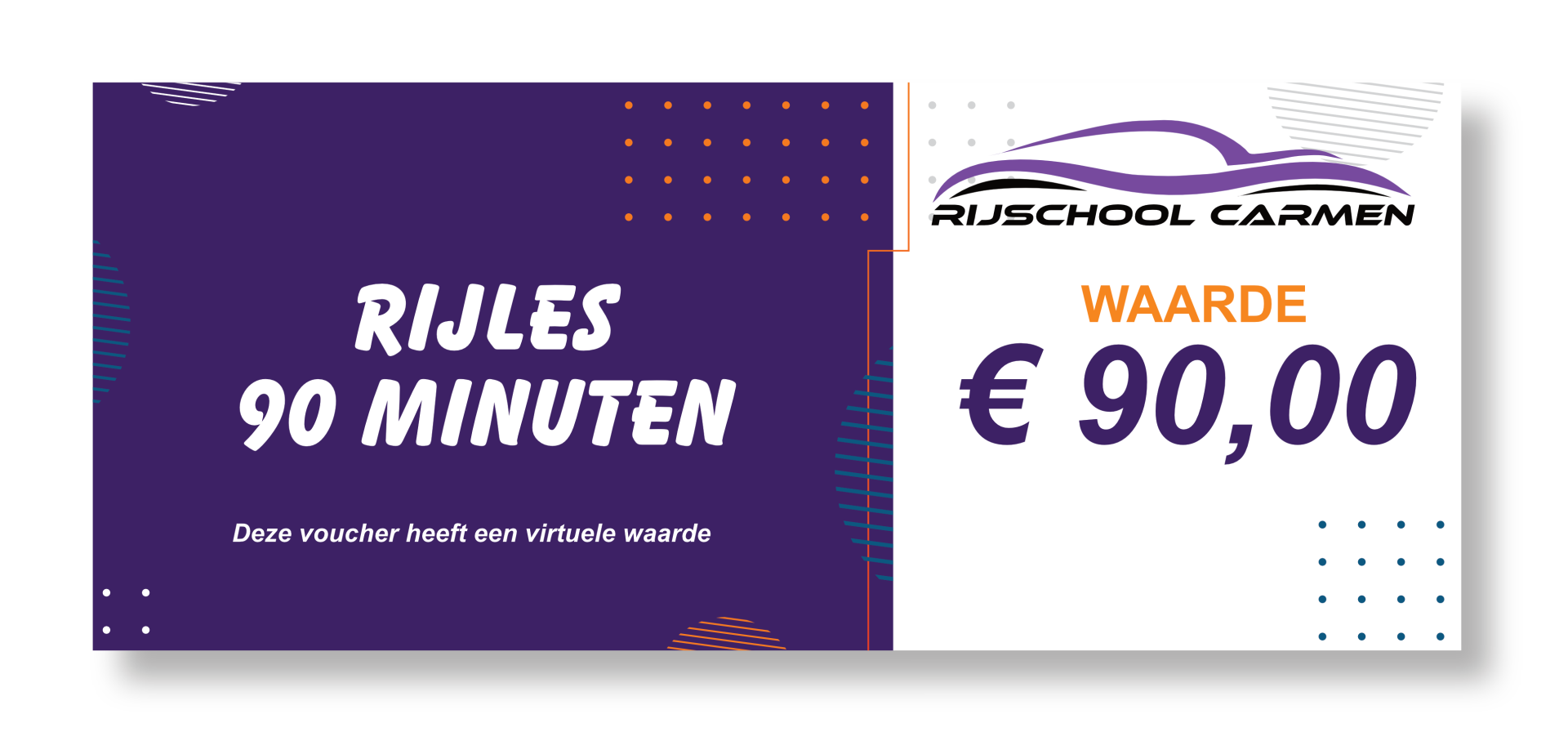 Losse rijles 90 Minuten