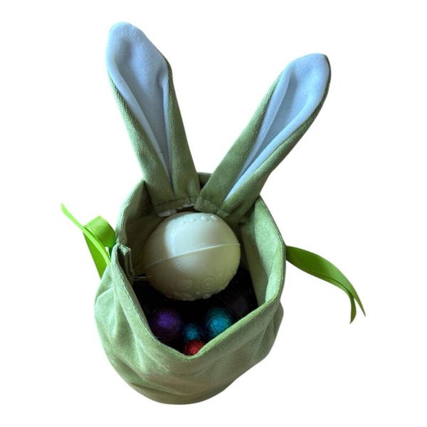 klein paaszakje met oortjes