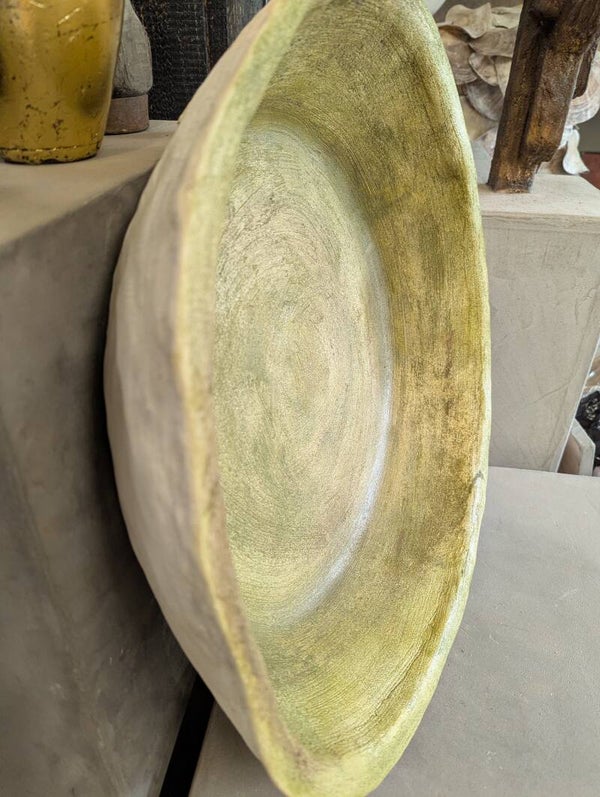 Handgemaakte Kunstsculptuur: Unieke Schaal Ø 53cm