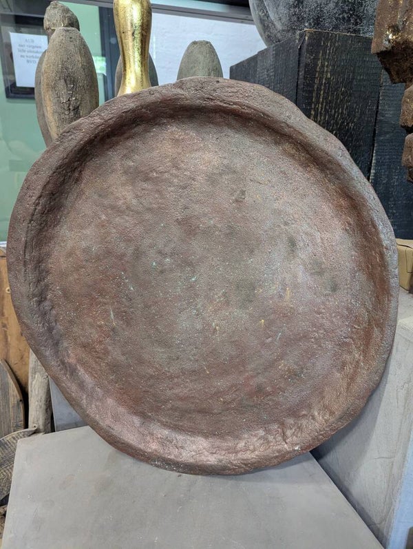 Handgemaakte Kunstsculptuur: Unieke Schaal Ø 60 cm