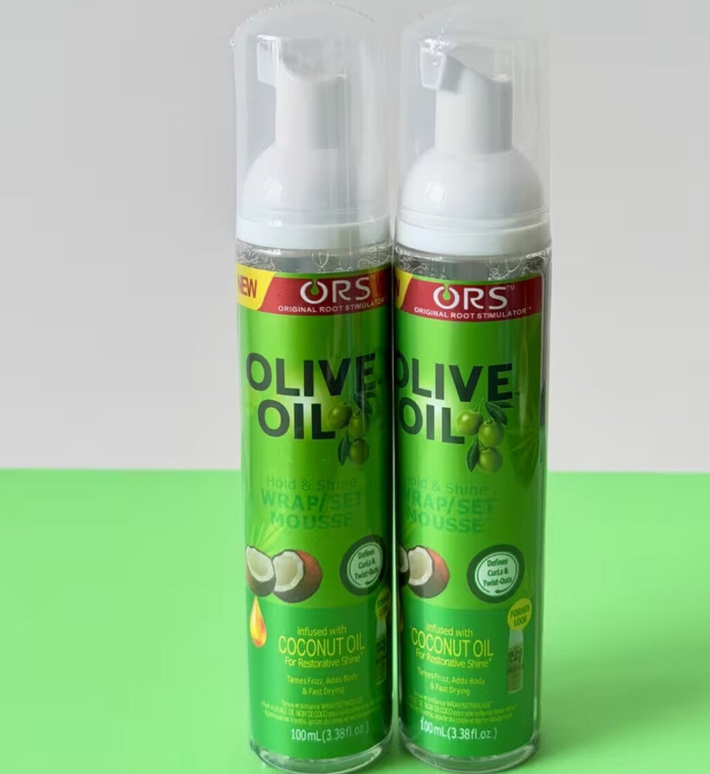 Mousse coiffante à l’huile d’olive