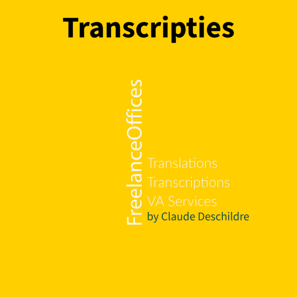 Transcriptie (uittypen van audiobestand in Word-bestand) Prijs per minuut.