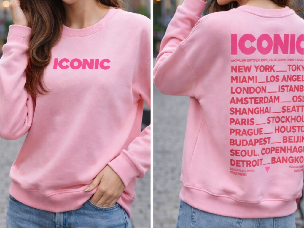 Sweater iconic pink