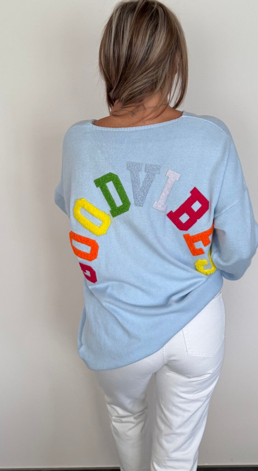 Trui Goodvibes blue