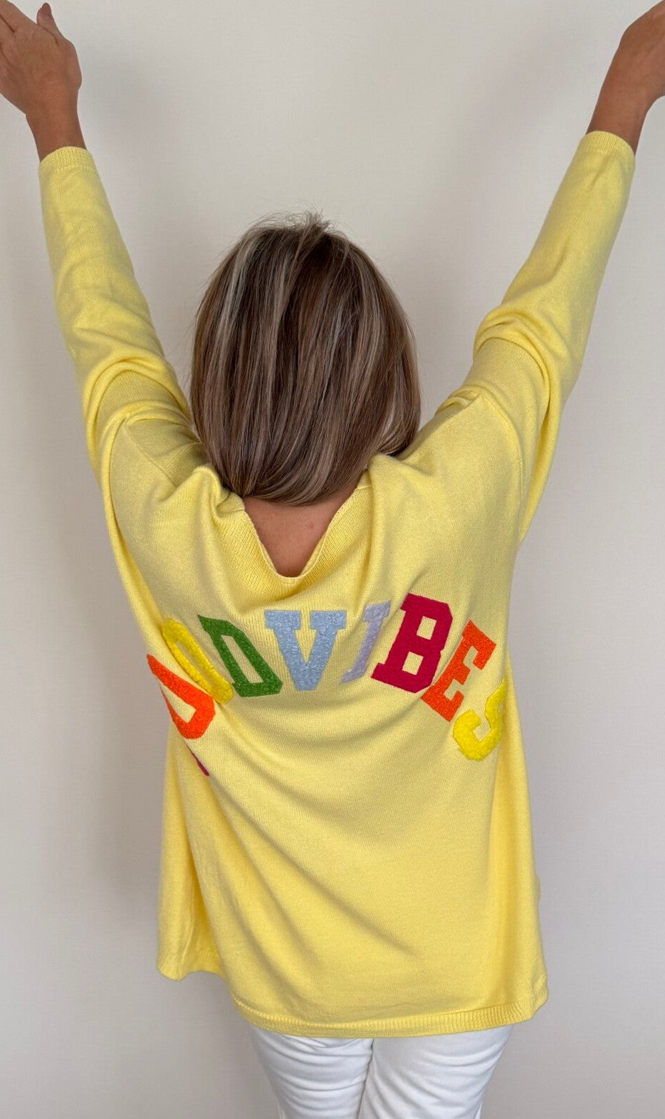 Trui Goodvibes yellow