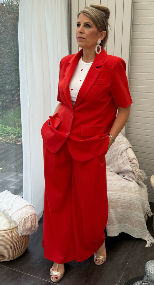 blazer rood Gio