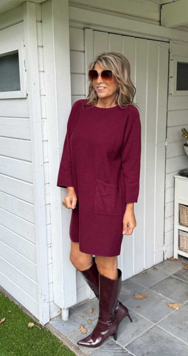 Kleedje Paulien burgundi