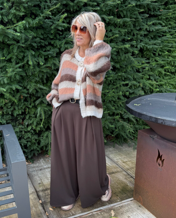 Trui multicolor choco