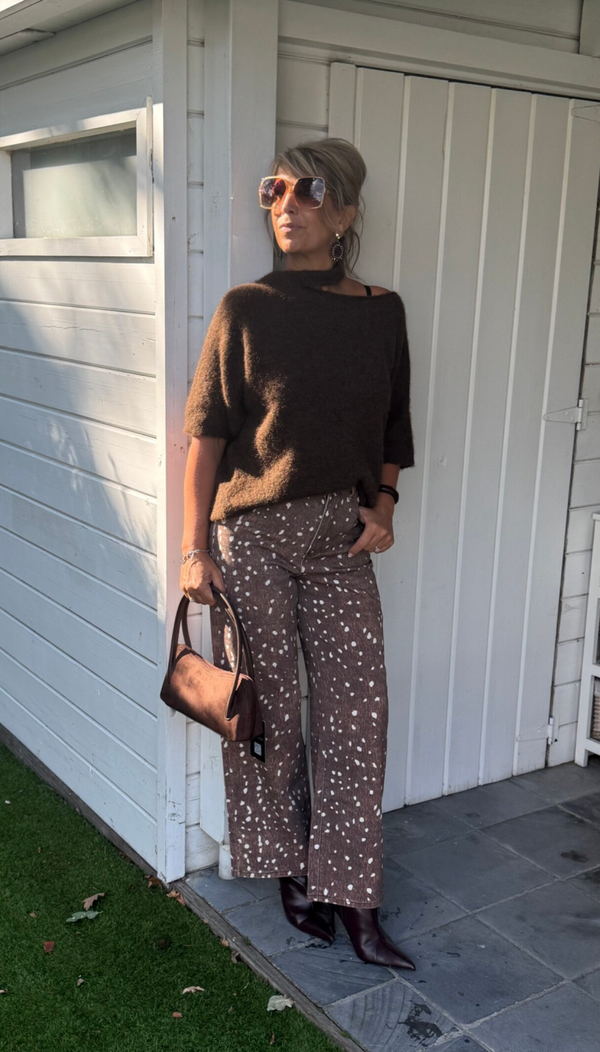 Bambi jeans marron