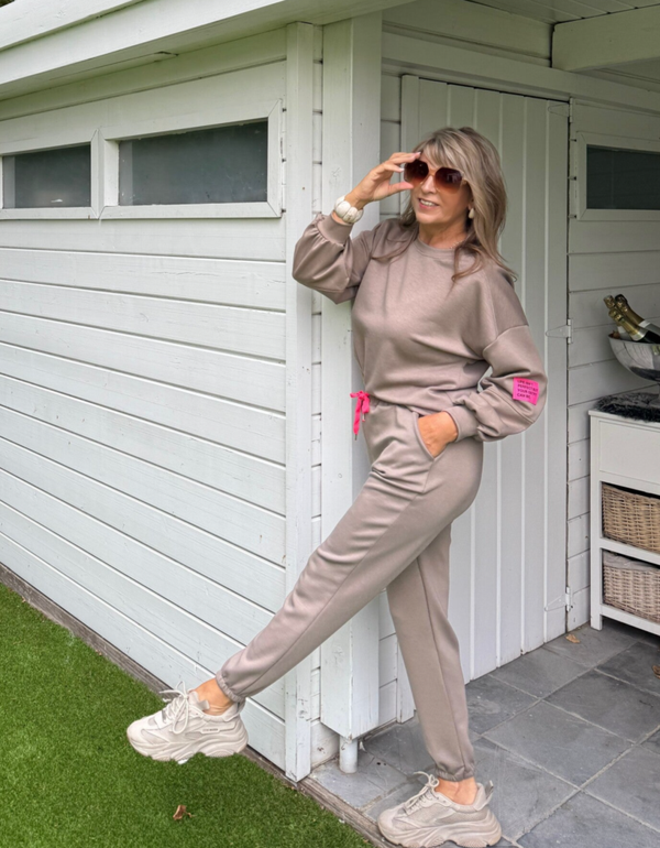 Homesetje taupe life isn't perfect