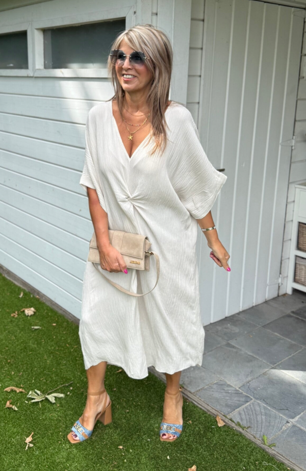 Los kleedje ecru  tu