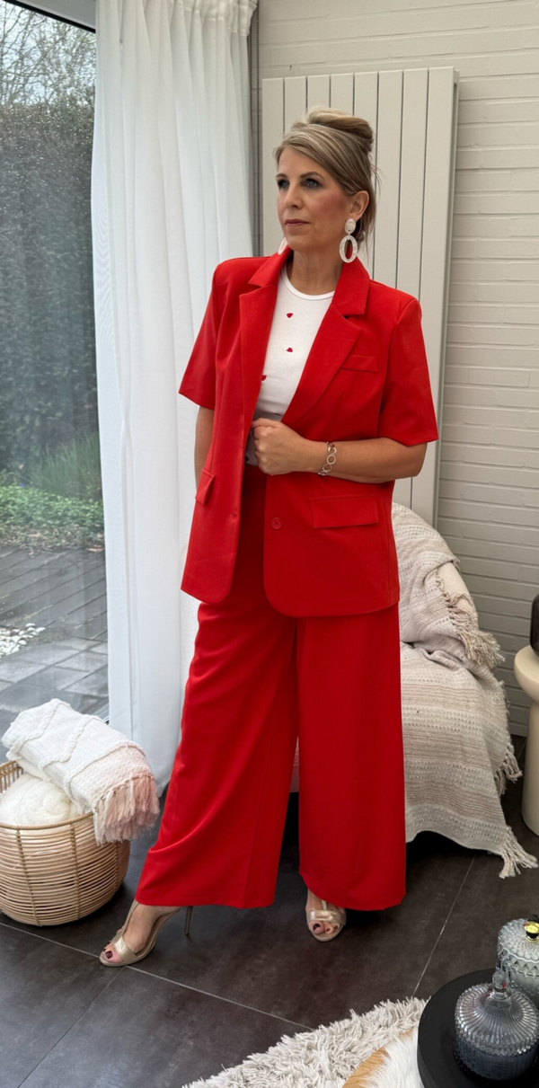 Broek rood Gio