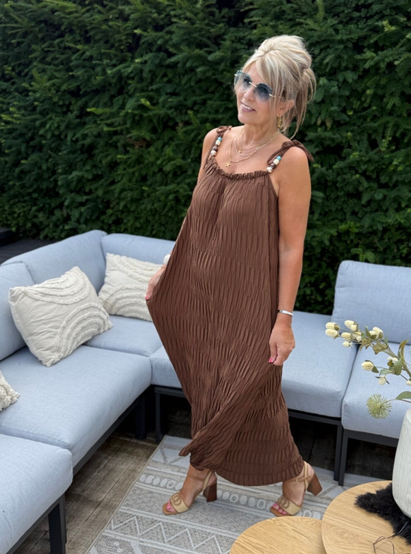 Kleedje choco met parel