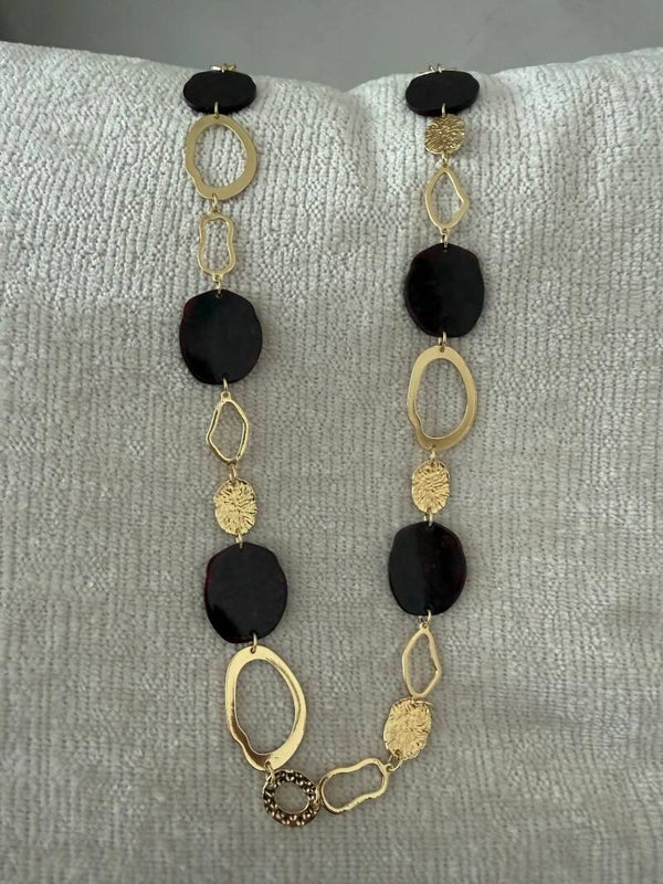 ketting burgundi Rina