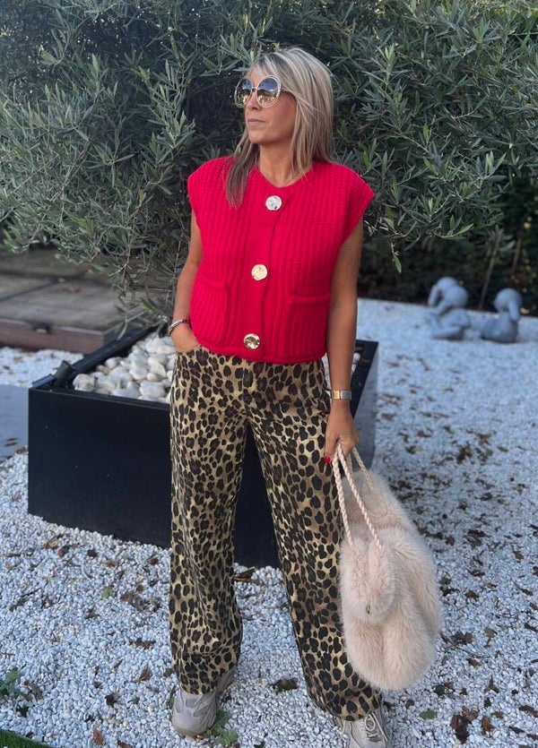 Jeans leopard Gitte