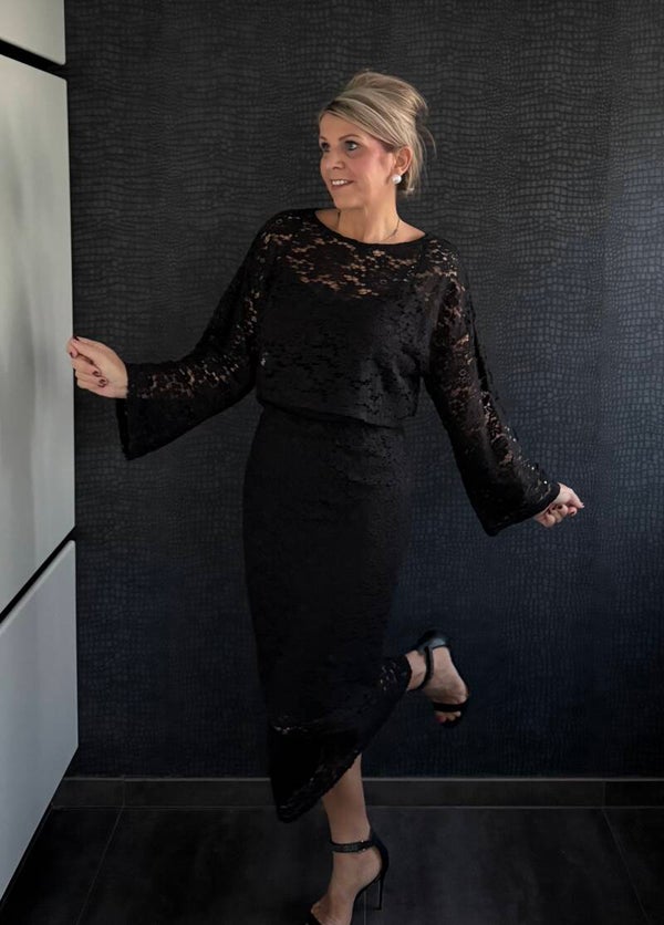 rok lace zwart