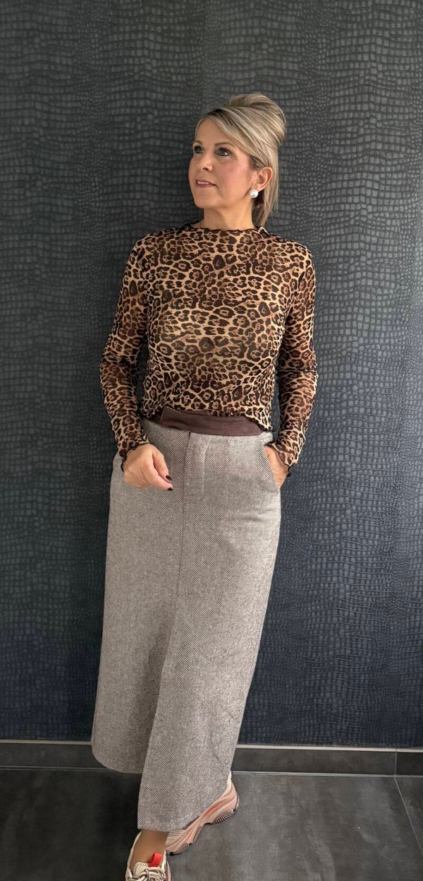 Rok met splt vooraan Diana