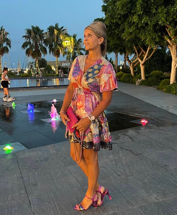 Shiny multicolor dress Sig