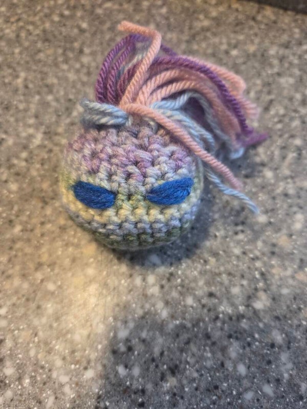 Crochet monster ball