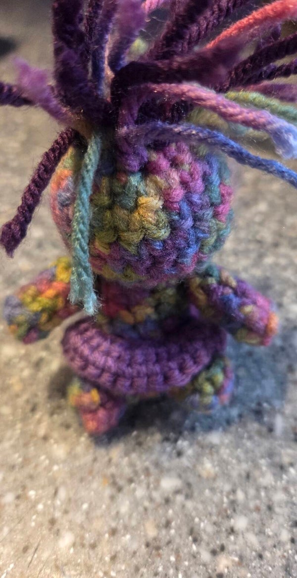Crochet monster doll