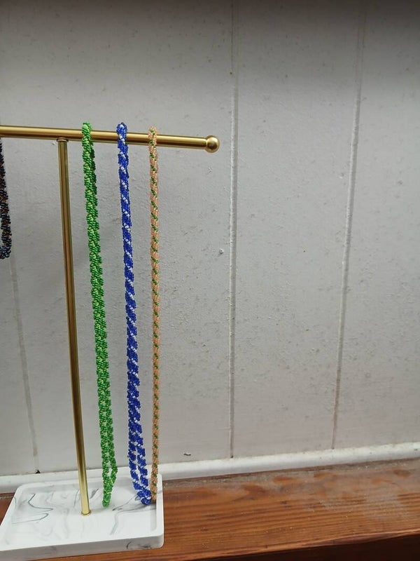 Hand made beaded necklace
