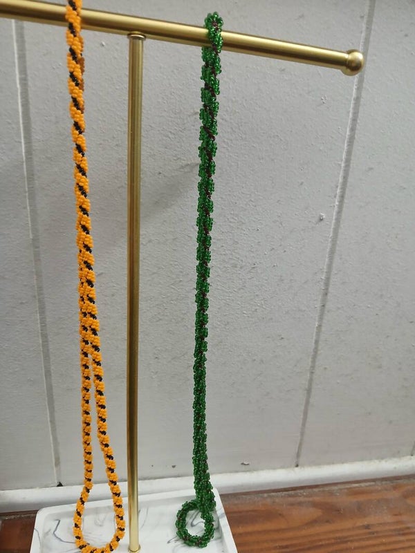 Hand made beaded necklace