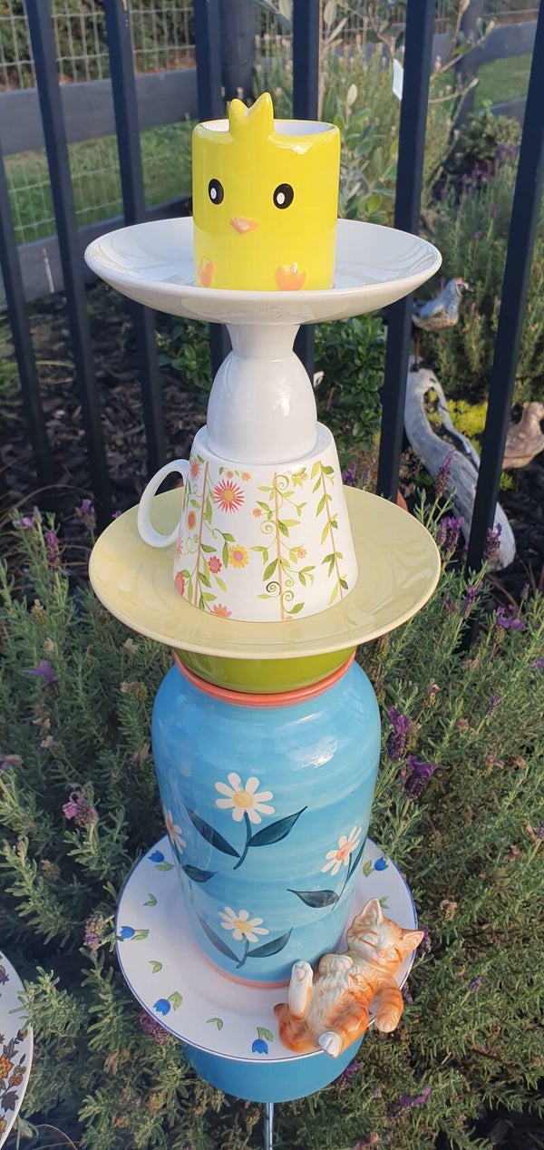 Garden Bird Feeders / Totems - Spring Time
