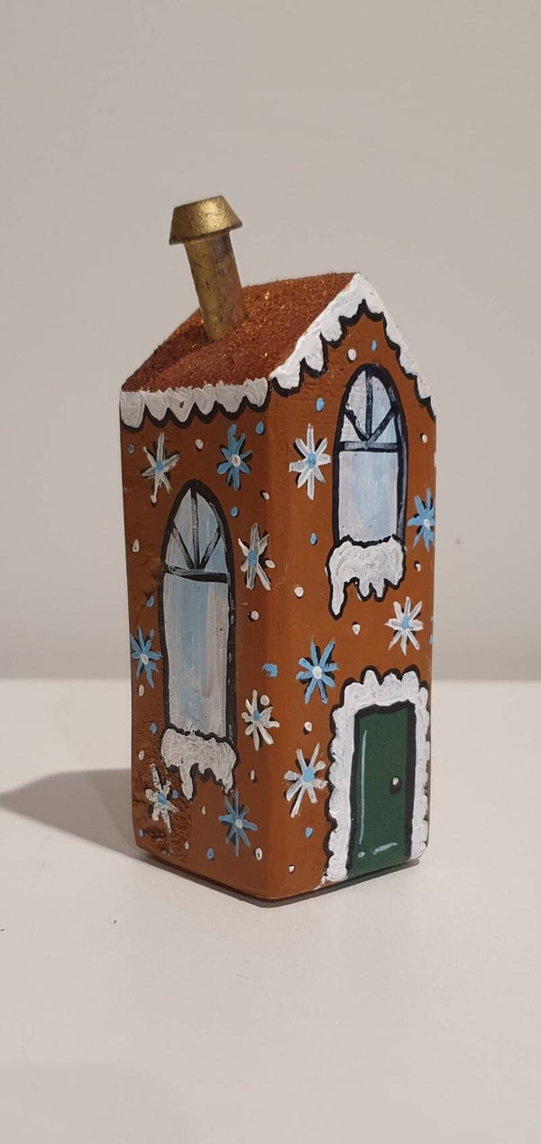 Wooden Houses - Gingerbread - Snowflake L (2)