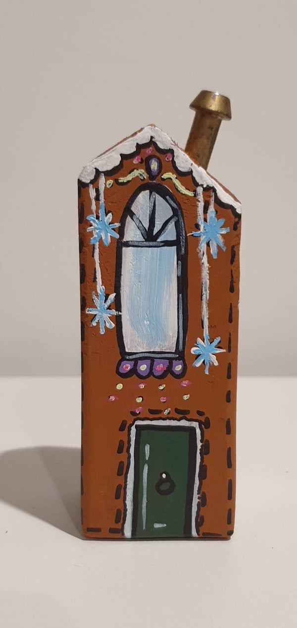 Wooden Houses - Gingerbread - Snowflake 2 L (4)