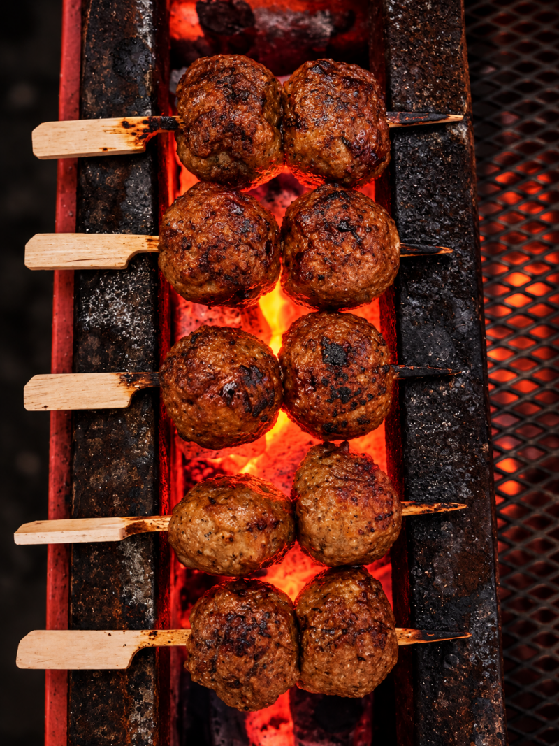 Tsukune Hackbällchen