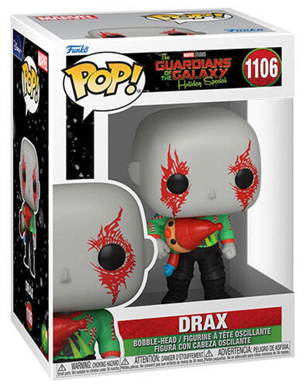FUNKO POP Holiday Guardians of the Galaxy Drax 1106