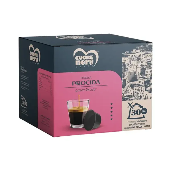 Cuore Nero Capsule Compatibili DOLCE GUSTO 30pz