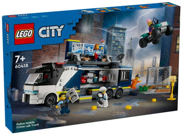 60418 City Police Camion Laboratorio Mobile della Polizia
