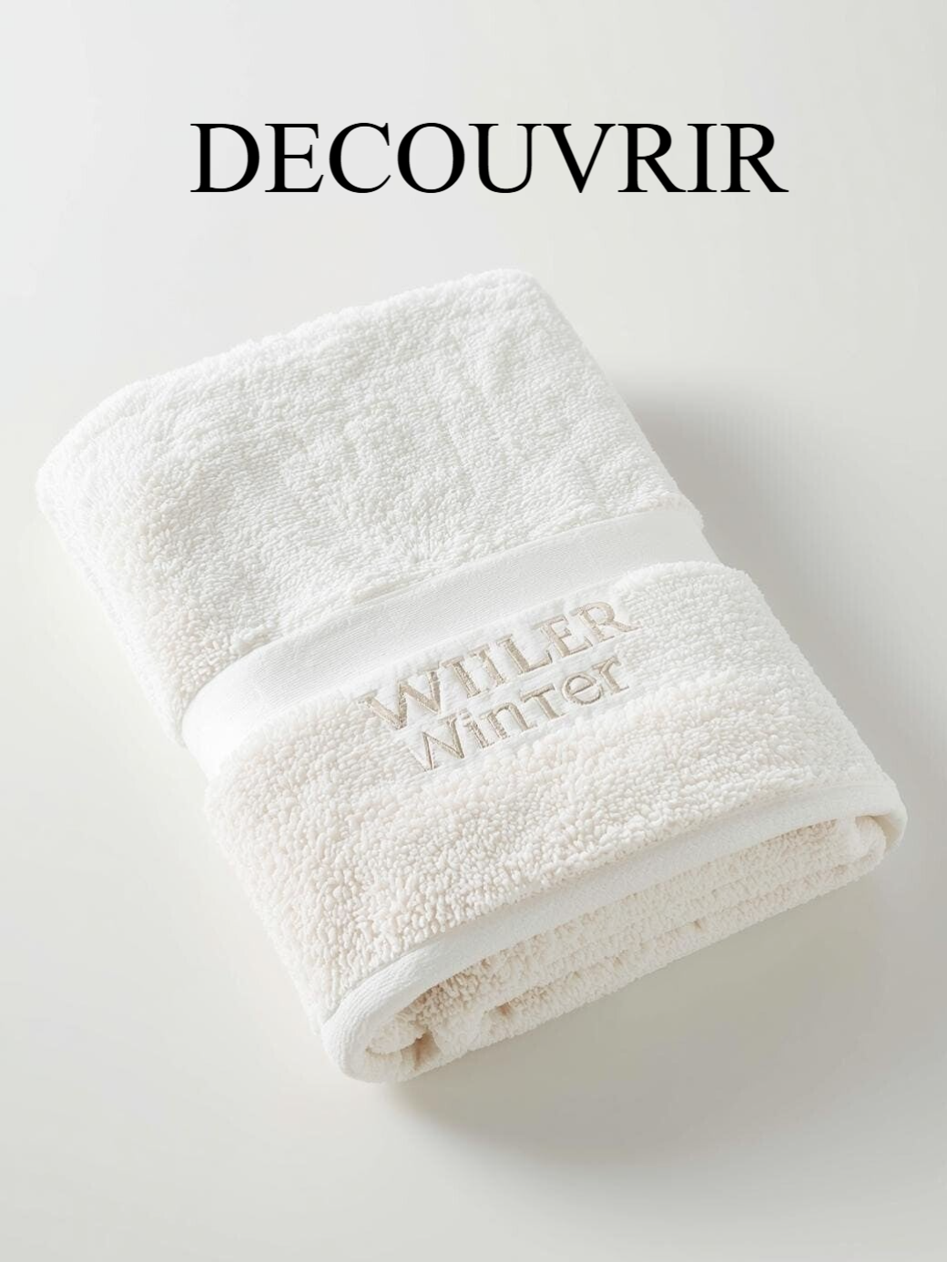 Serviettes de toilette aux designs uniques