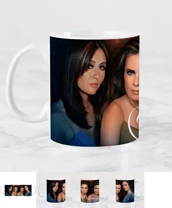 Tasse à cappuccino charmed personnalisé ceramics