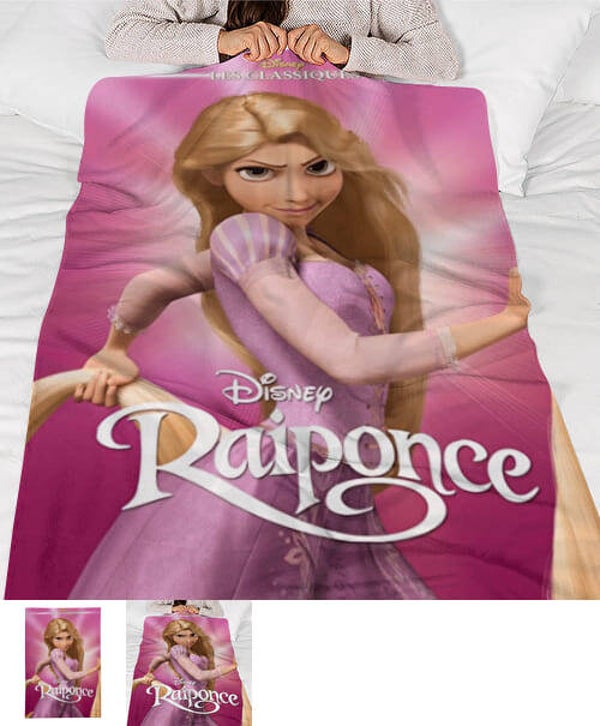 Plaid Personnalisé Raiponce