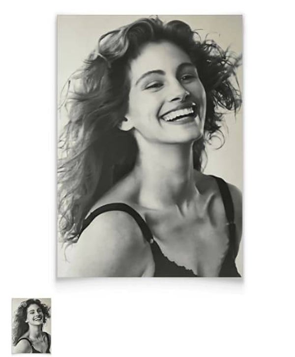 Poster Personnalisé Julia Roberts