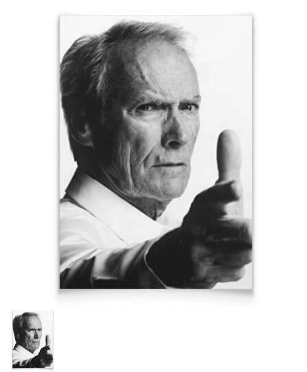 Poster Personnalisé Clint Eastwood