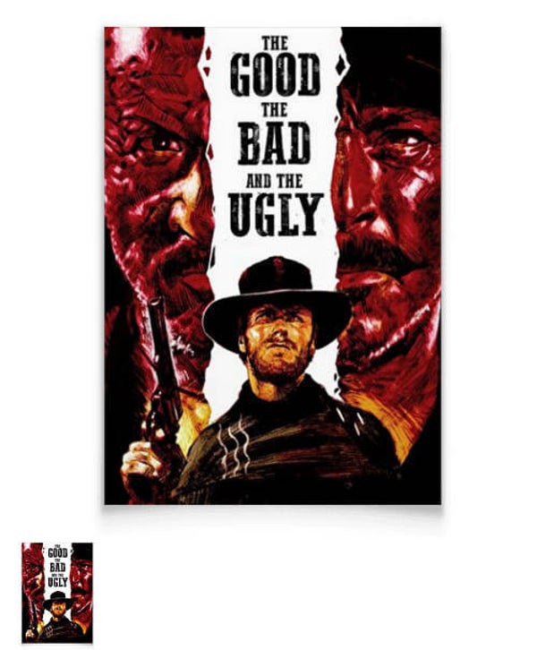 Poster Personnalisé Le Bon, la Brute et le Truand