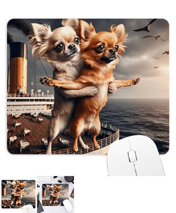 Tapis de Souris Personnalisé Chien Chihuahua