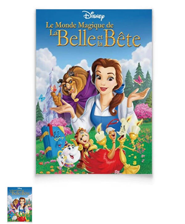 Poster Personnalisé La Belle et La Bête Disney
