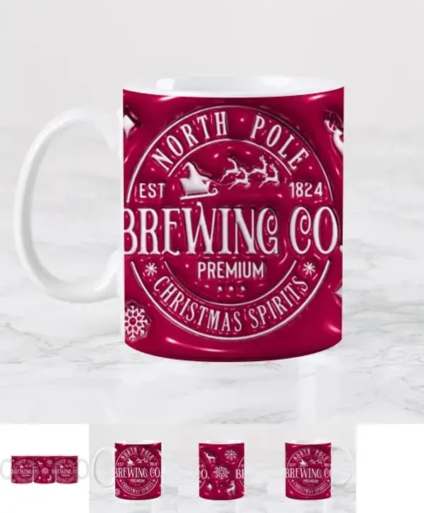 Mug Personnalisé de Noël Américain