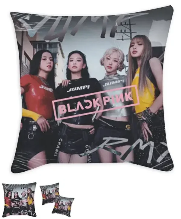 Coussin Personnalisé Black Pink