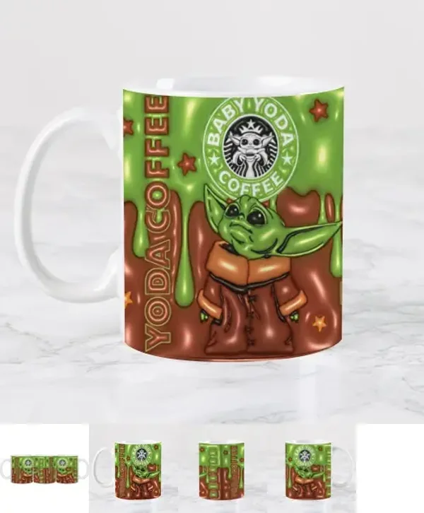 Mug Personnalisé Maitre Yoda