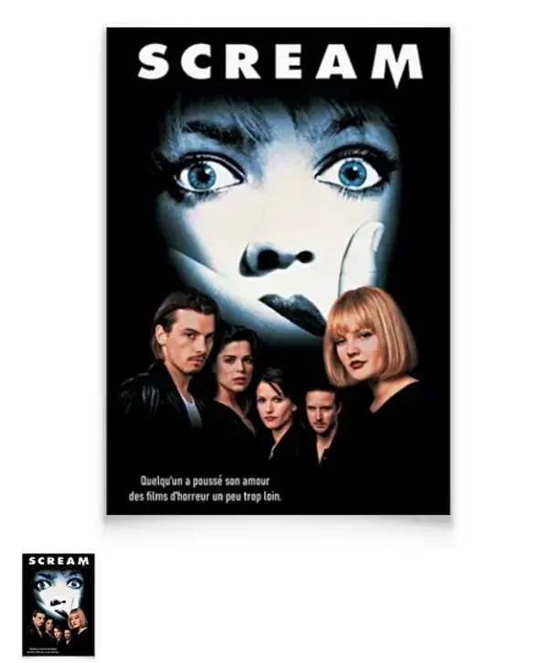 Poster Personnalisé Scream