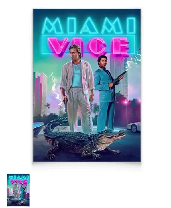 Poster Affiche Deux Flics à Miami