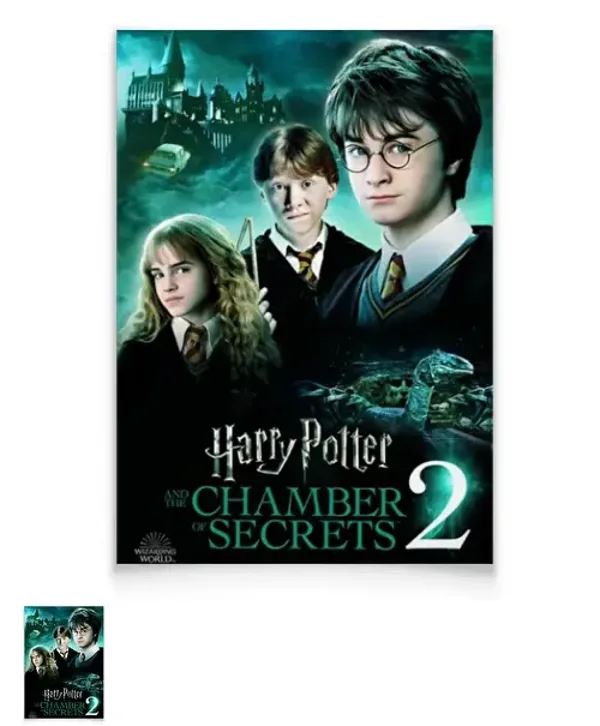 Poster Affiche Harry Potter et la Chambre des secrets