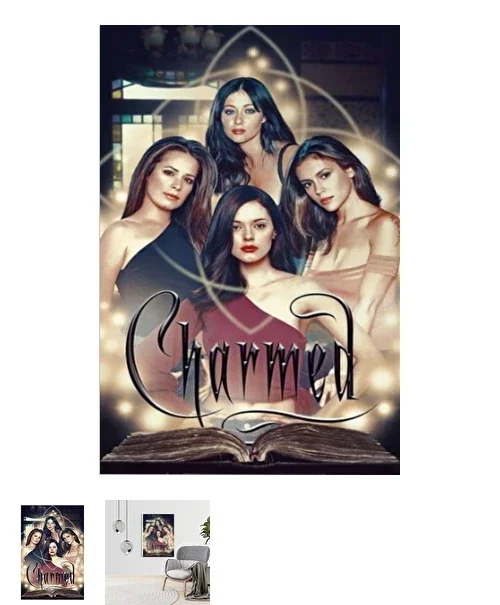 Cadre photo Charmed avec logo